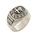 Maxim Series Men's All-Metal Ring (Bezel Up to 6pt. Stone)